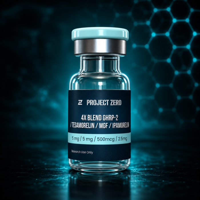 4X Blend GHRP-2 (5mg) / Tesamorelin (5mg) / MGF (500mcg) / Ipamorelin (2.5mg)